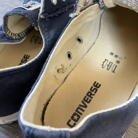 Converse All Star Slip-On Shoes in Navy - Picture 14 of 14